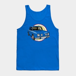 French classic saloon with yelow background Tank Top